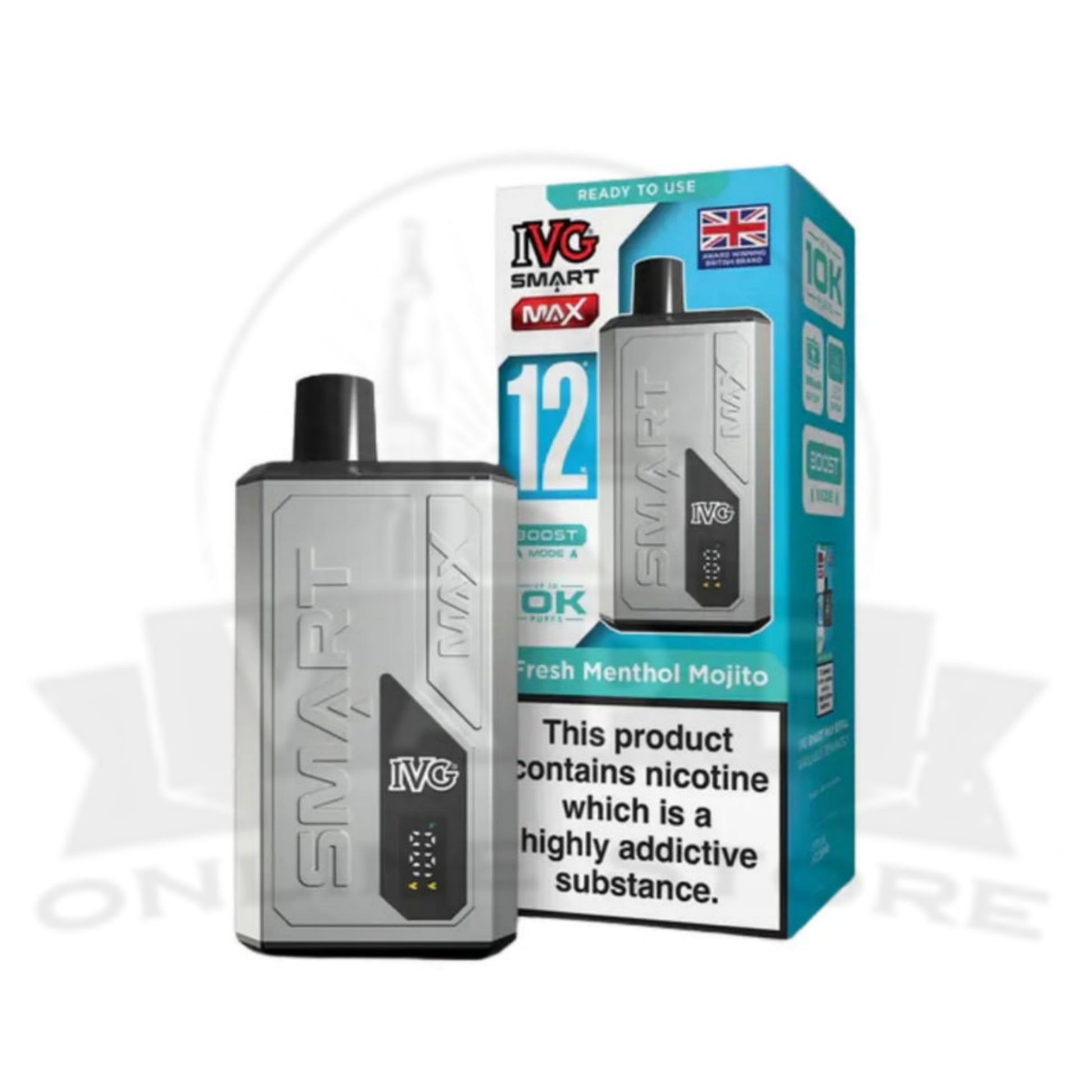 Fresh Menthol Mojito IVG Smart Max 10k Vape Kit