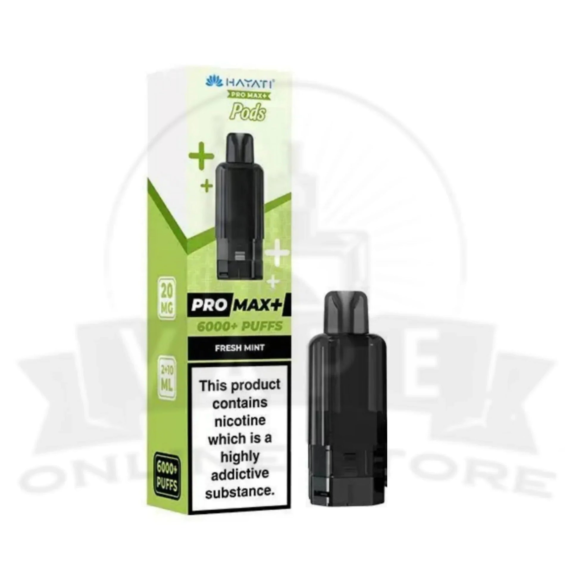 Fresh Mint Hayati Pro Max Plus 6000 Refill Pods