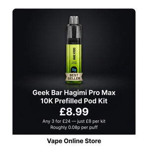 Geek Bar Hagimi Pro Max 10K Prefilled Pod Kit
