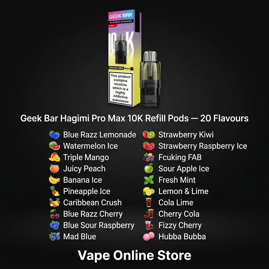 Geek Bar Hagimi Pro Max 10K Refill Pods
