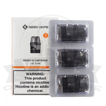 Geekvape Wenax H1 Replacement Pods - front view