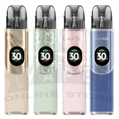 Geekvape Wenax Q2 refillable MTL and RDL pod kit with 0.85-inch OLED screen and Q pod