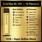 Gold Bar XL 10k Prefilled Pod Vape Kit