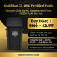 Gold bar xl 10k pods