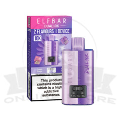 Grape Edition Elf Bar Dual 10K Puffs Disposable Pod Kit