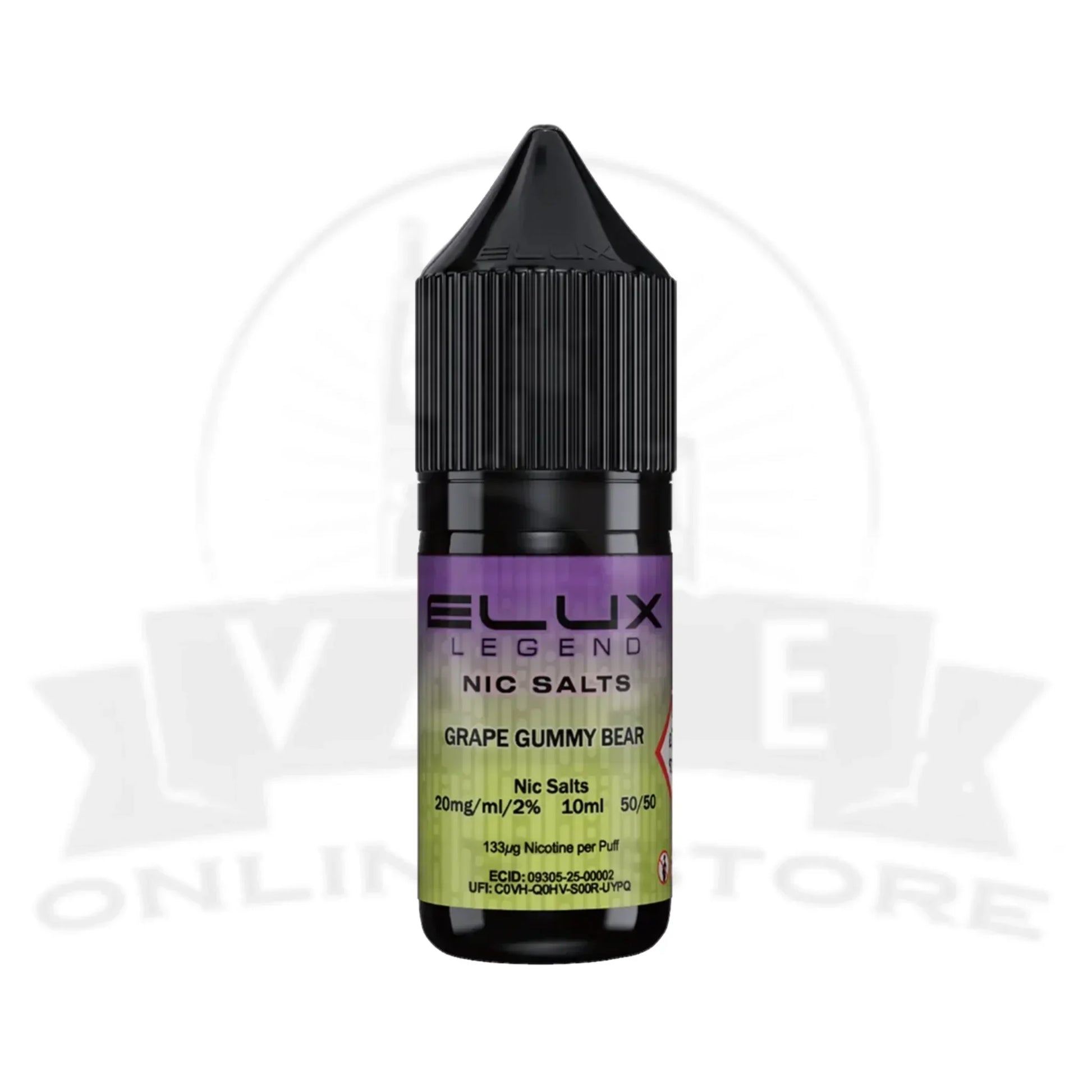 Grape Gummy Bear Elux Legend 10ml Nic Salt