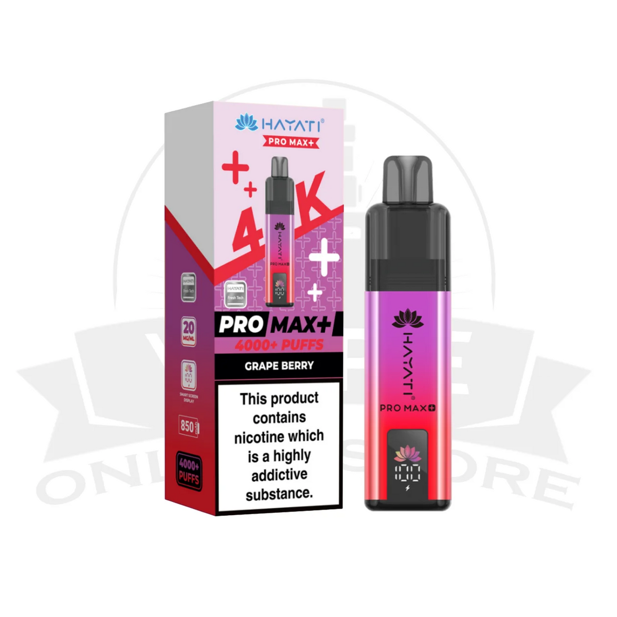Hayati Pro Max Plus 4000 Prefilled Pod Kit