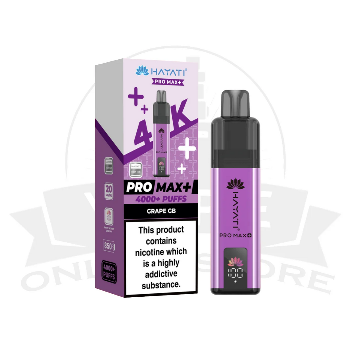 Hayati Pro Max Plus 4000 Prefilled Pod Kit