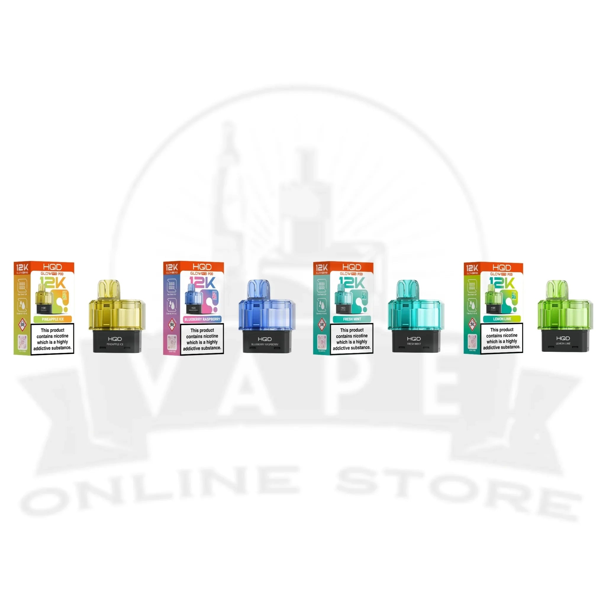 HQD Glow Pro 12000 Prefilled Pods | 12K Puff Vape