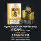 HQD Glow Air 35K Prefilled Pods