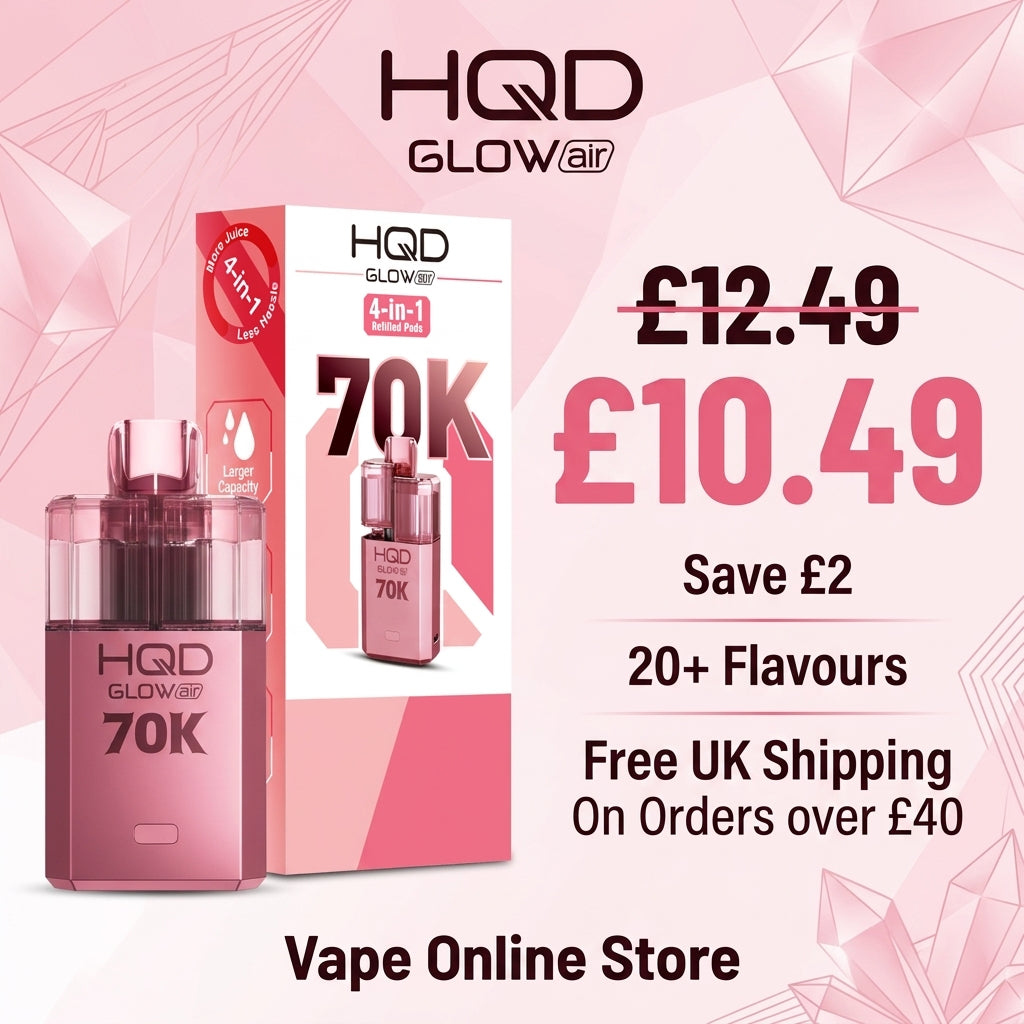 HQD Glow Air 70K | 70k Puff Vape