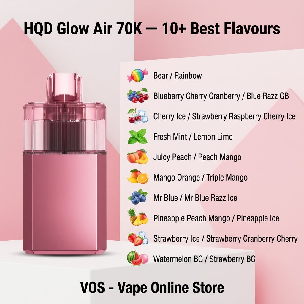 HQD Glow Air 70K | 70k Puff Vape