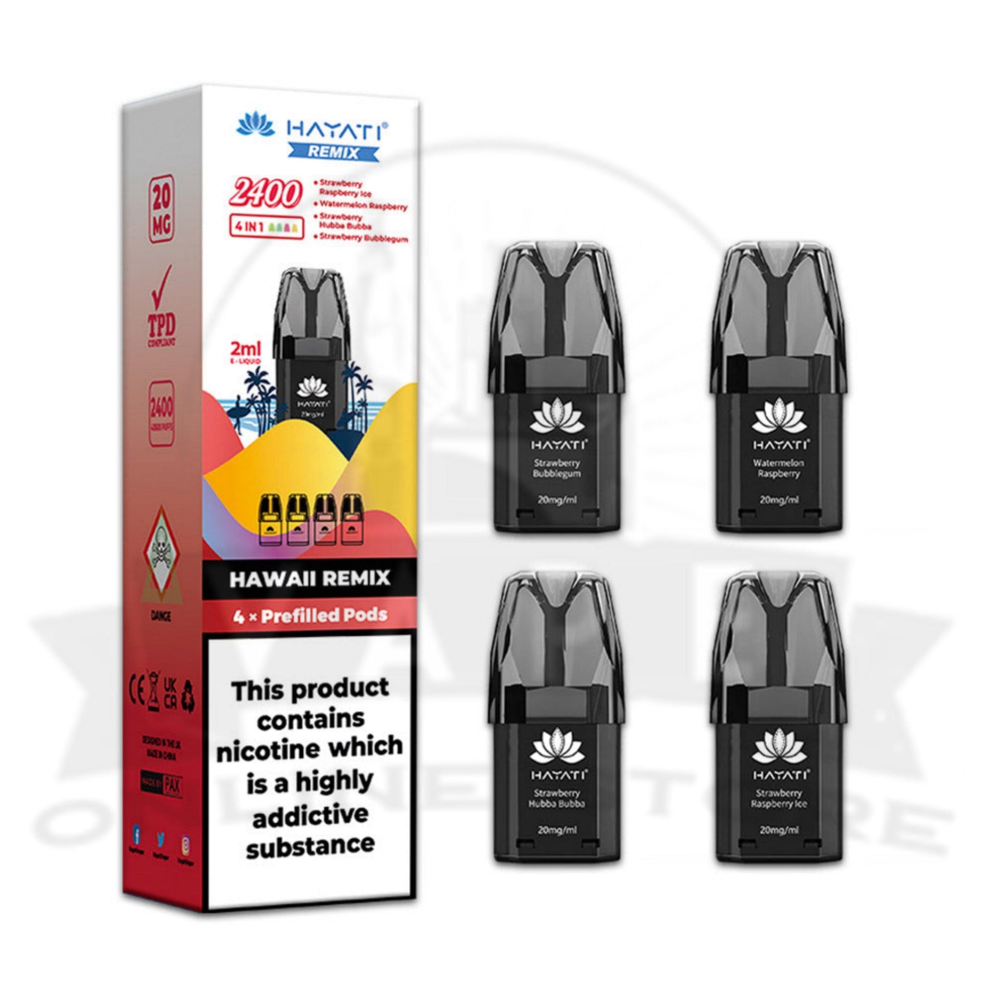 Hayati Remix 2400 Puffs Replacement Pods