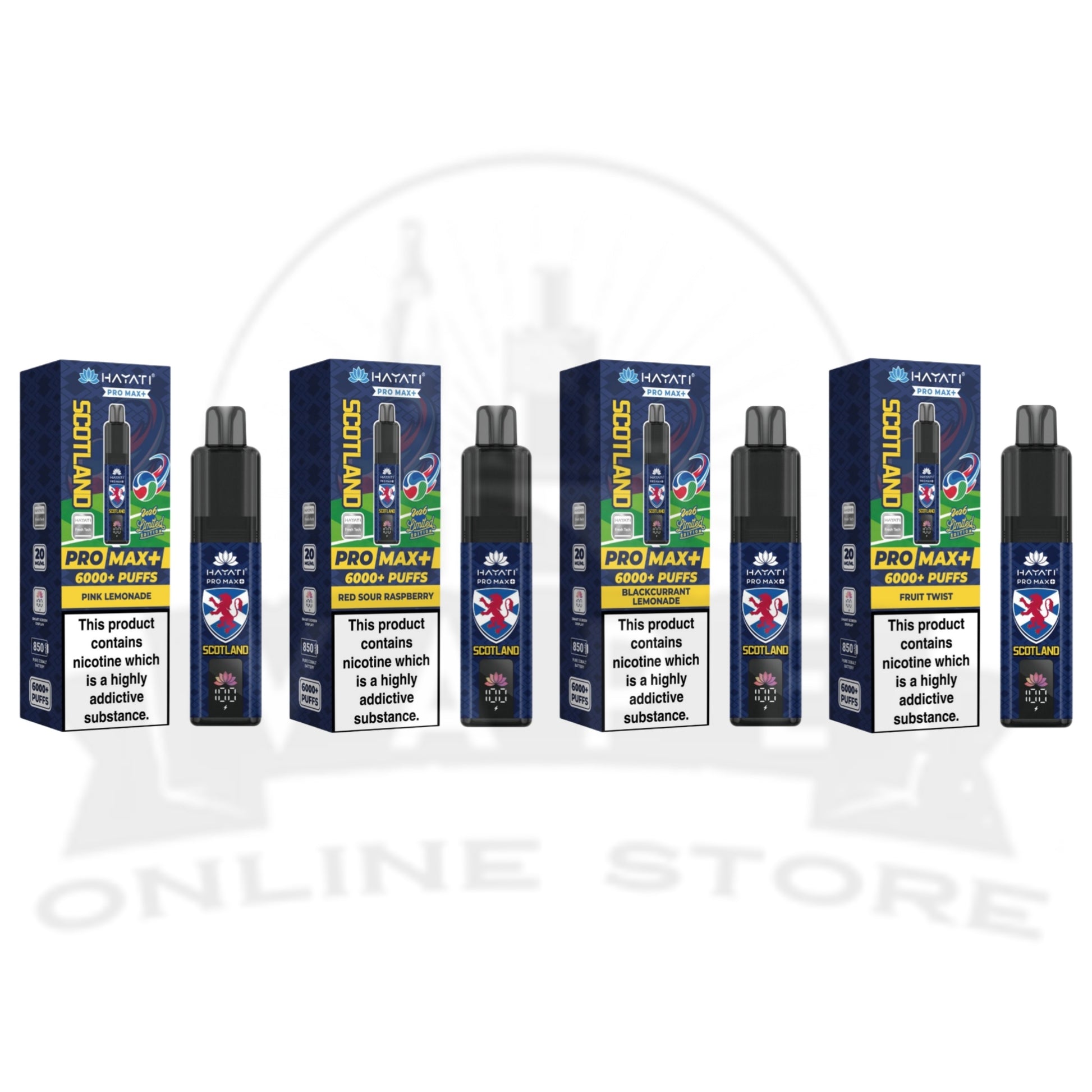 Hayati Pro Max Plus 6000 Scotland Edition Prefilled Pod Kit