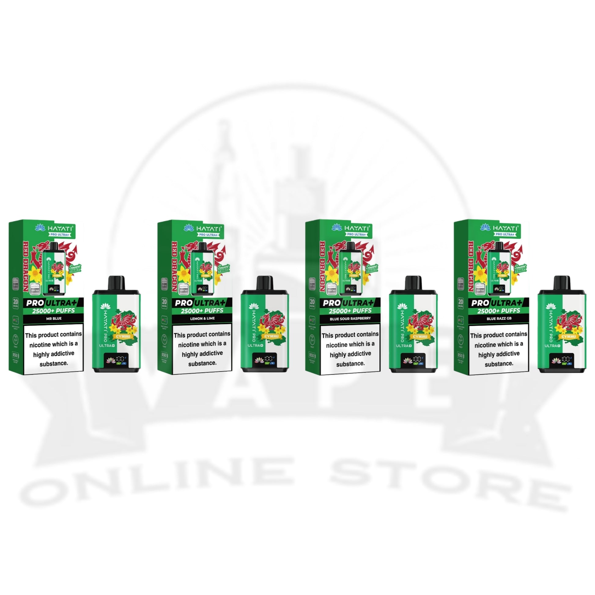Hayati Pro Ultra Plus 25000 Red Dragon Edition Prefilled Pod Kit