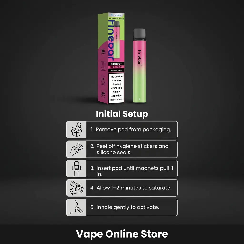 Hayati Finebar Prefilled Pod Kit