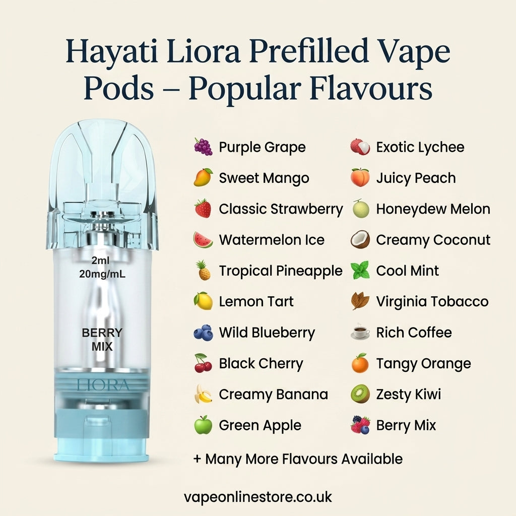 Hayati Liora Prefilled Vape Pods