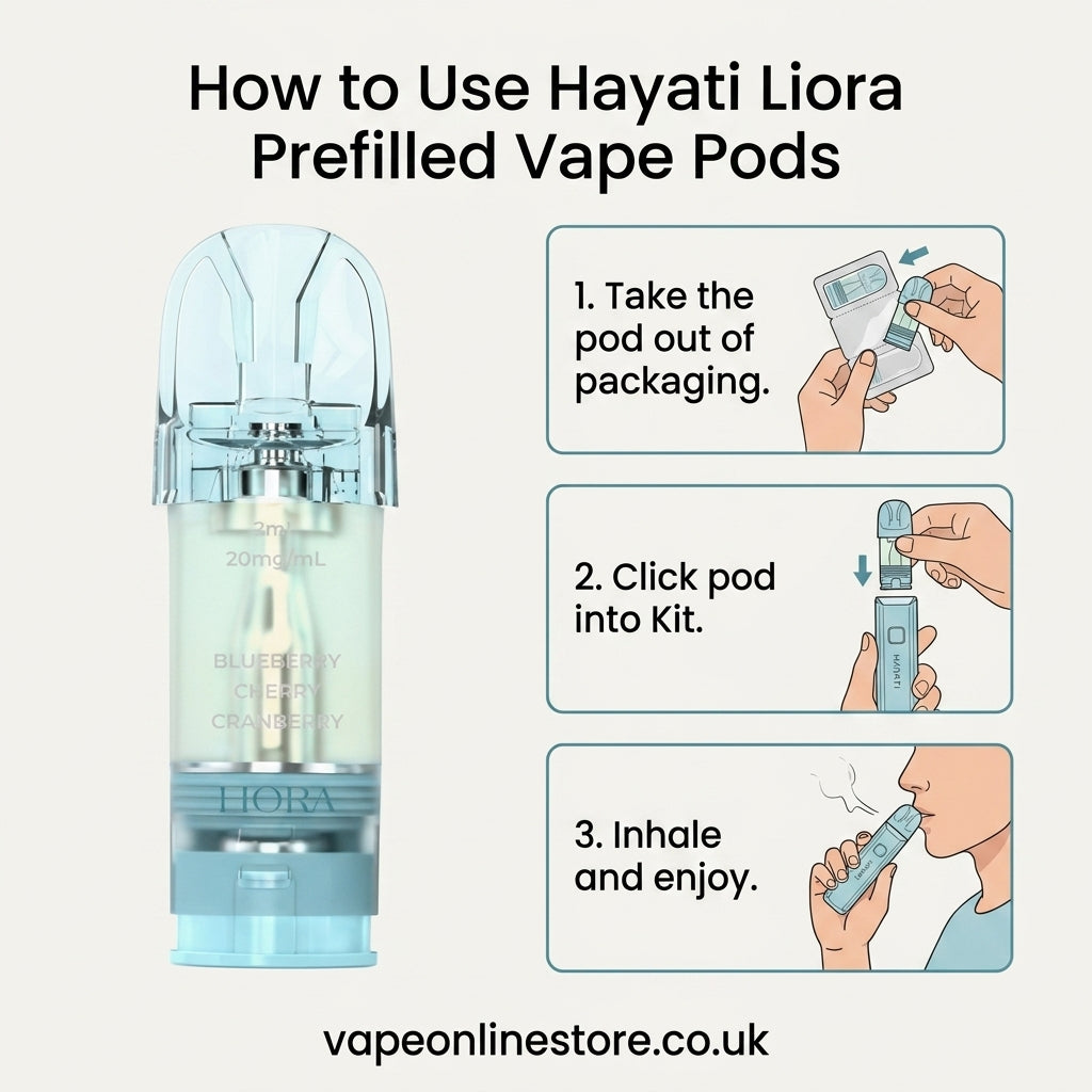 Hayati Liora Prefilled Vape Pods