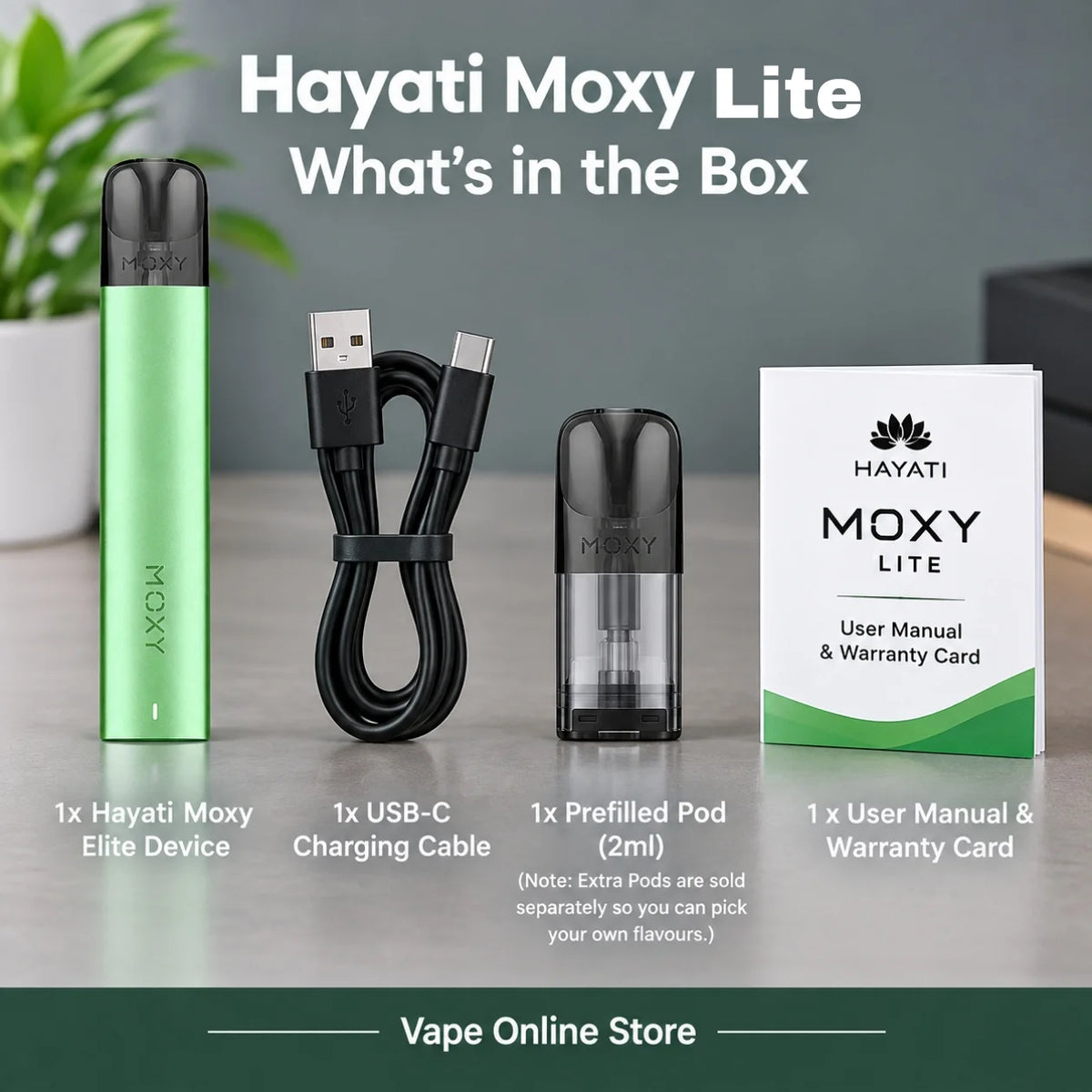 Hayati Moxy Lite Vape Kit