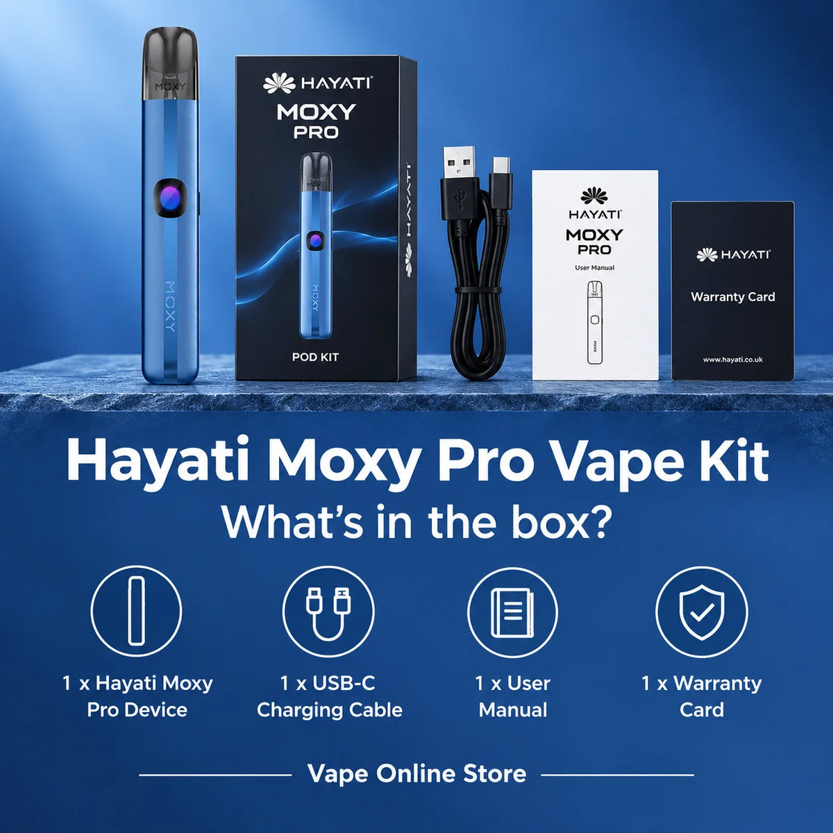 Hayati Moxy Pro Vape Kit