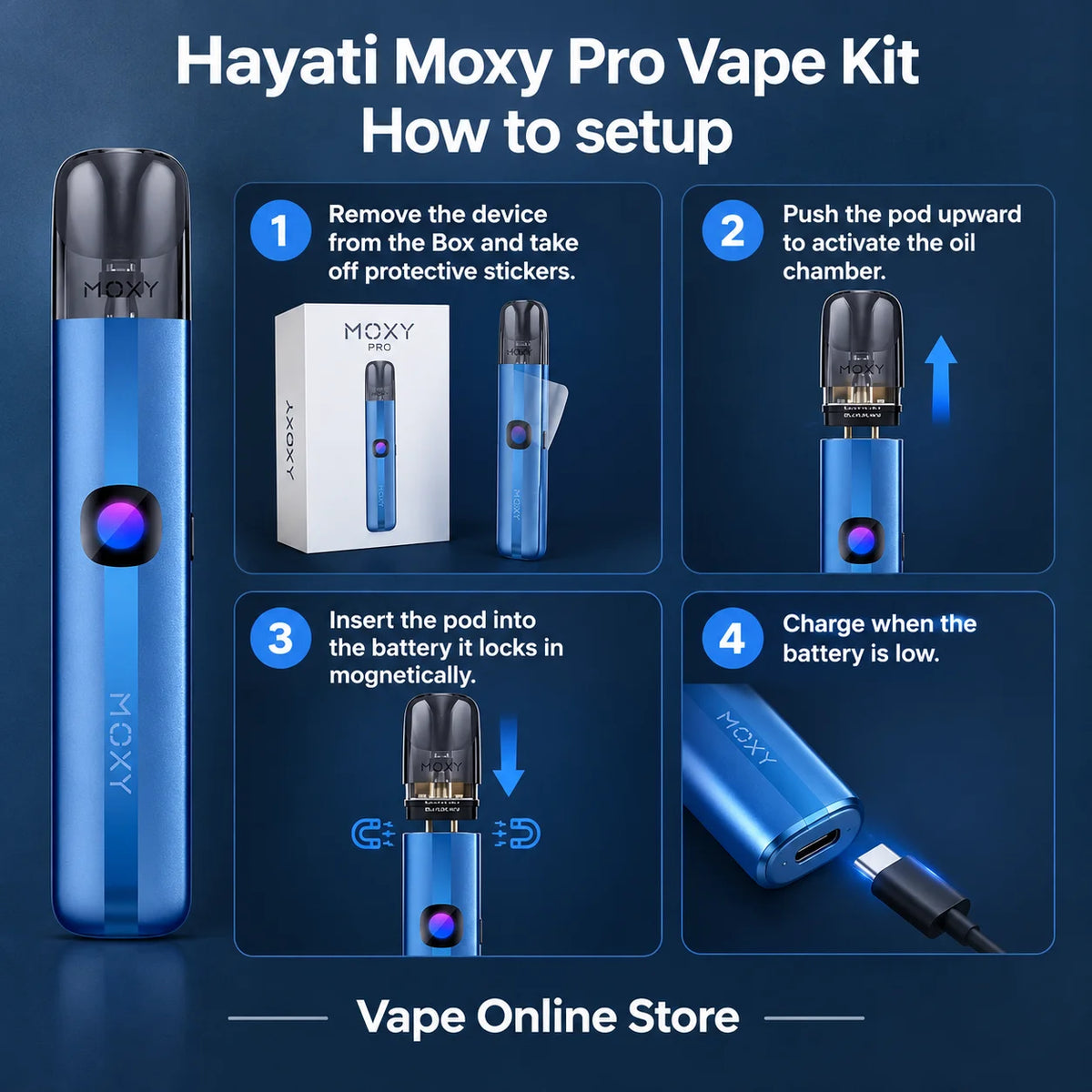 Hayati Moxy Pro Vape Kit