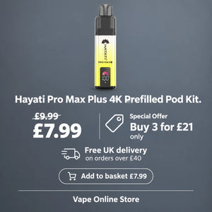 Hayati Pro Max Plus 4000 Prefilled Pod Kit