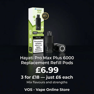 Hayati Pro Max Plus 6000 Replacement Refill Pods