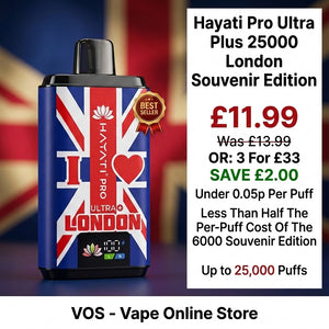 Hayati Pro Ultra Plus 25000 London Souvenir Edition