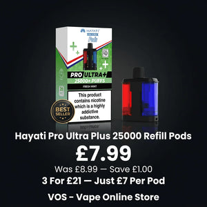 Hayati Pro Ultra Plus 25000 Replacement Refill Pods