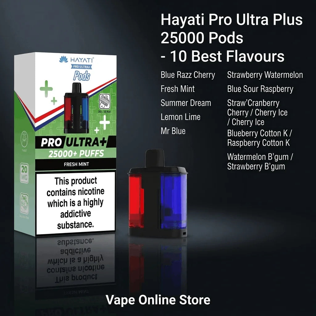 Hayati Pro Ultra Plus 25000 Replacement Refill Pods
