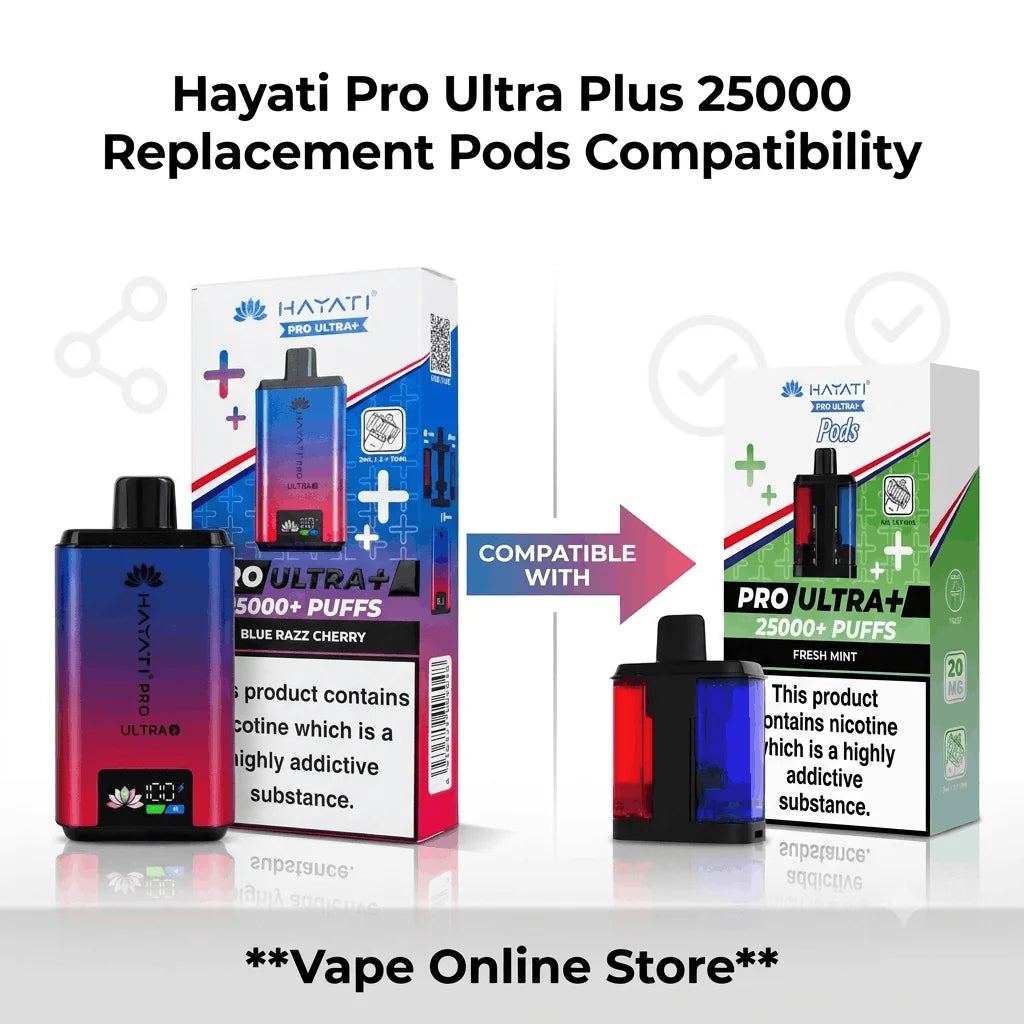 Hayati Pro Ultra Plus 25000 Replacement Refill Pods