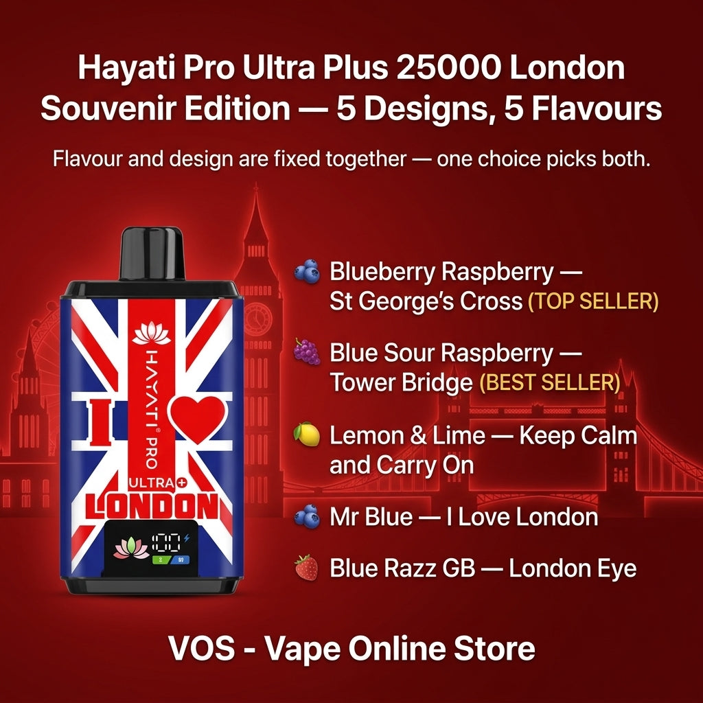 Hayati Pro Ultra Plus 25000 London Souvenir Edition
