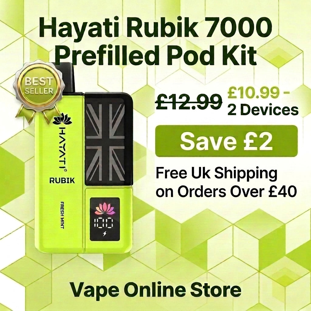 Hayati Rubik 7000 Puffs Pod Kit | Buy 1 Get 1 Free Vape