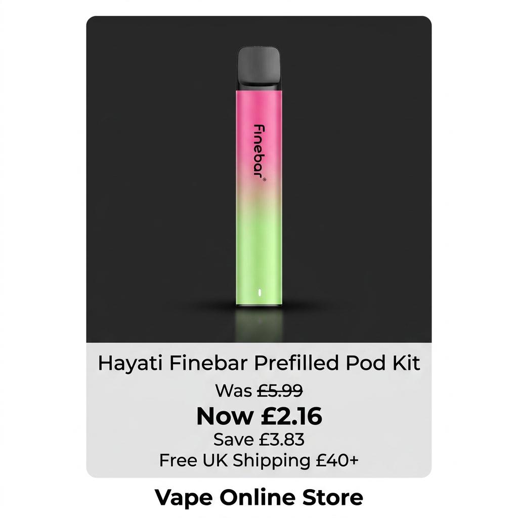 Hayati Finebar Prefilled Pod Kit