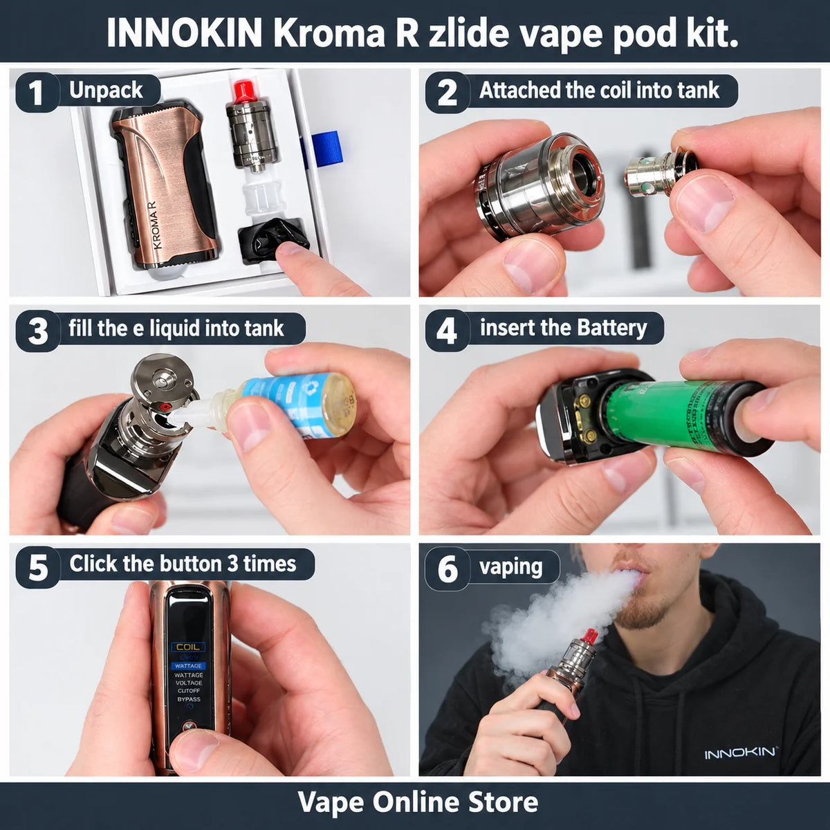 Innokin Kroma R Zlide Vape Kit