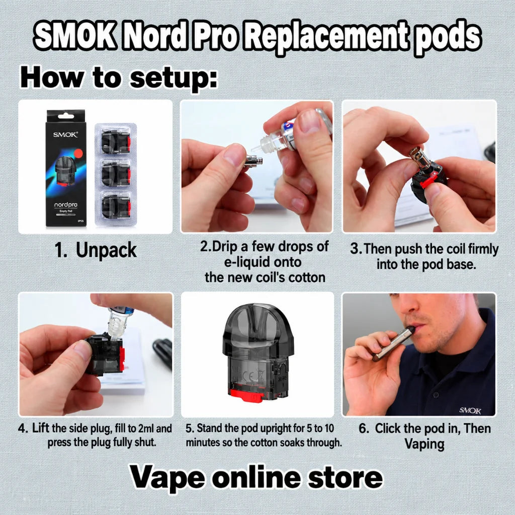 How To Setup SMOK Nord Pro Replacement Pods