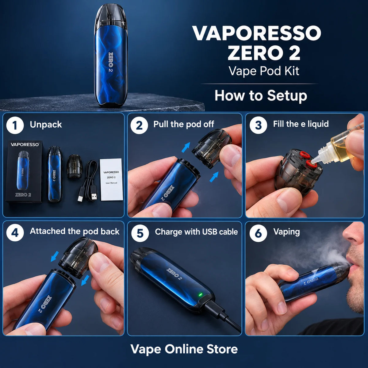 Vaporesso Zero 2 Pod Vape Kit