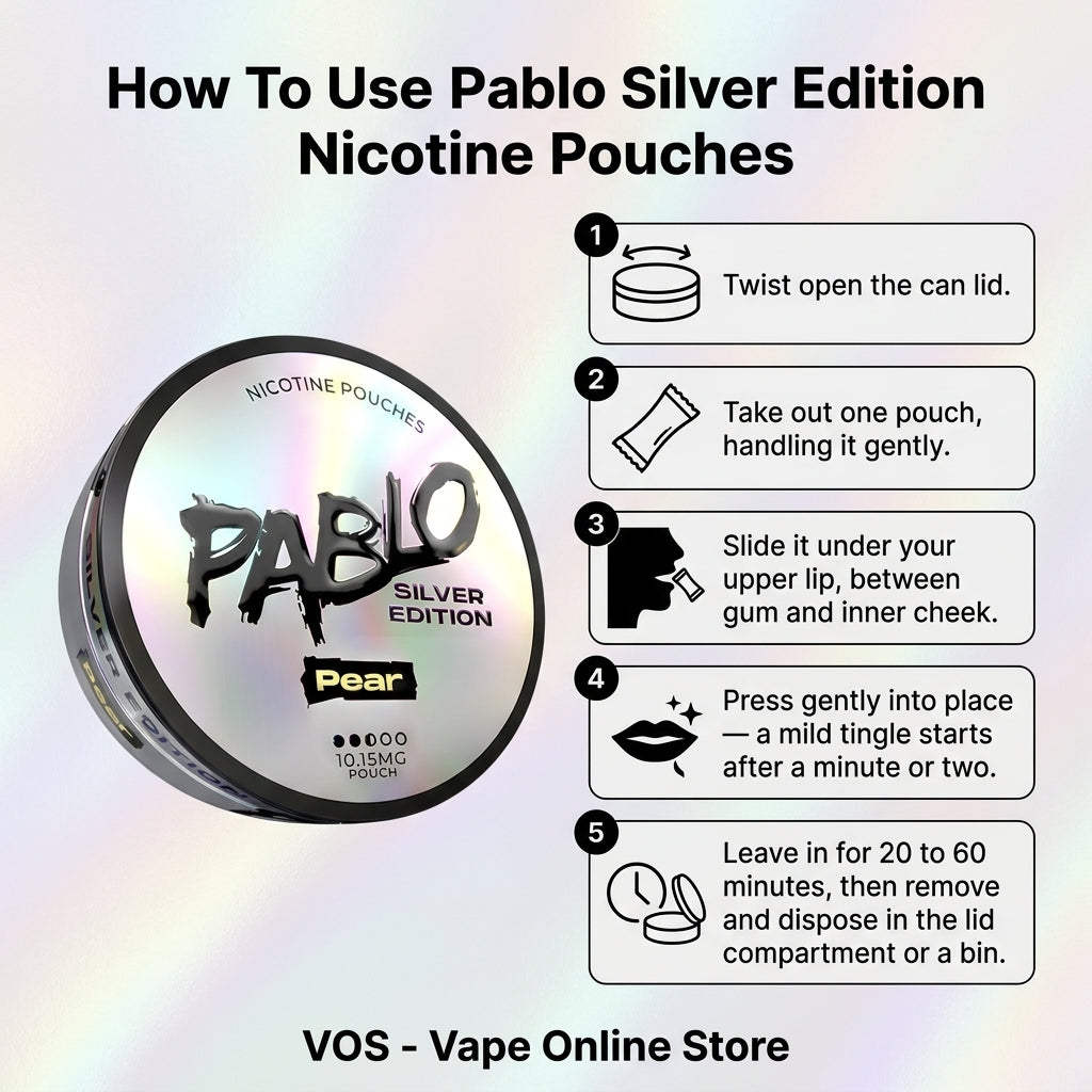 Pablo Silver Edition Nicotine Pouches