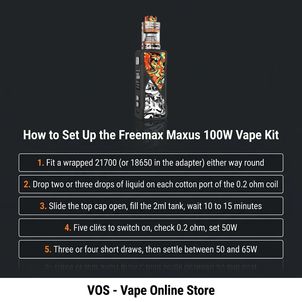 Freemax Maxus 100W Vape Kit