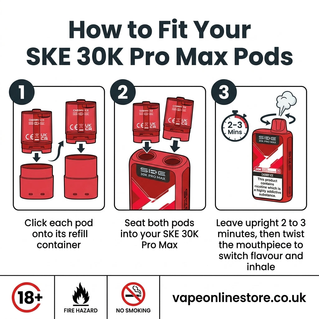 SKE 30K Pro Max Replacement Pods