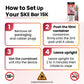 How to set up the SKE Bar 15K prefilled pod kit in four steps, fitting the 2ml pod and 10ml refill
