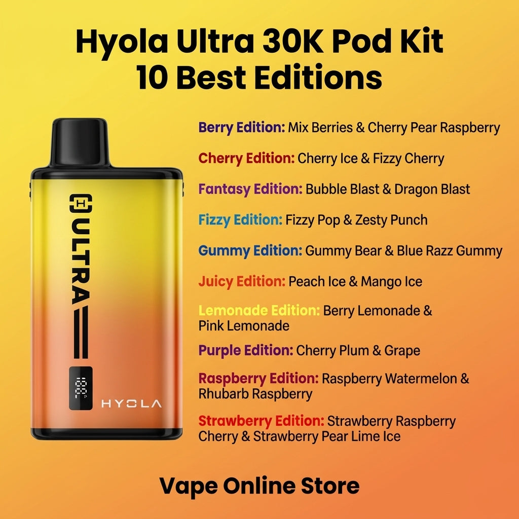 Hyola Ultra 30K Puffs Prefilled Pod Vape Kit
