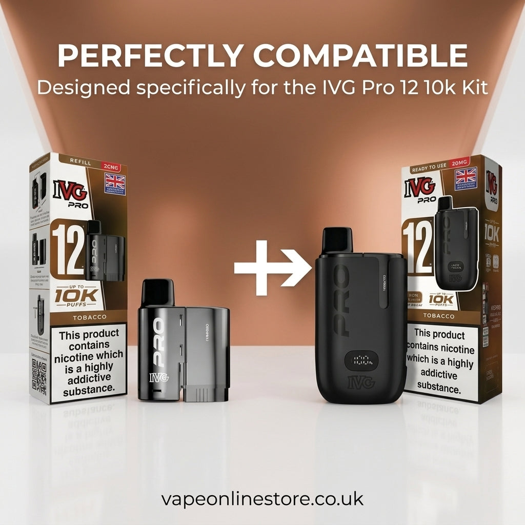 Buy IVG Pro 12 10k Refill Pods | All 38 Flavors in Stock