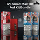 IVG Smart Max 10000 Puffs Pod Kit Bundle