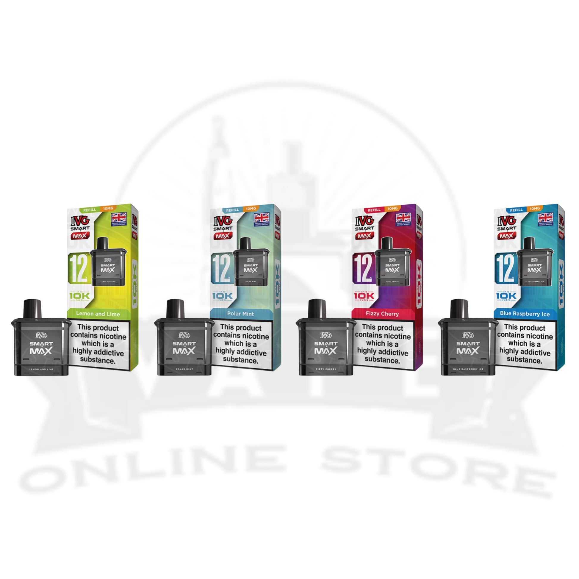 IVG Smart Max 10K Puffs 10mg Prefilled Pods