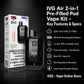 IVG Air 2-in-1 Pre-Filled Pod Vape Kit key specs