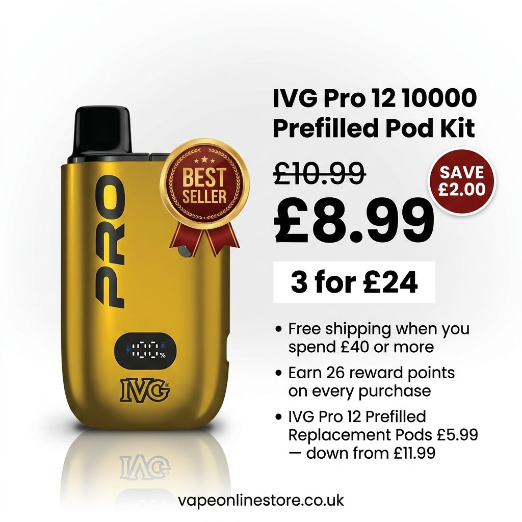 IVG Pro 12 10000 Prefilled Pod Kit