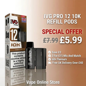 Buy IVG Pro 12 10k Refill Pods | All 38 Flavors in Stock