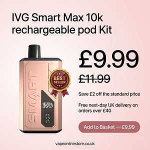 IVG Smart Max 10k rechargeable Vape Kit | Best Deal