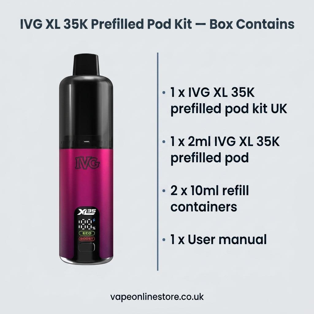 IVG XL 35K Prefilled Pod Kit